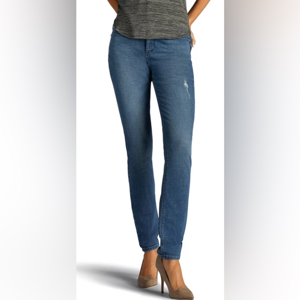 Lee Women’s Midrise Dream Skinny Leg Jeans Size 12 -Like NEW!